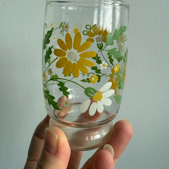 2 x vintage glass juice cup - Picture 6 of 9